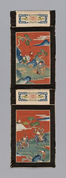Panel (For a Screen), China, Qing dynasty (1644-1911), 1875/1900. Creator: Unknown
