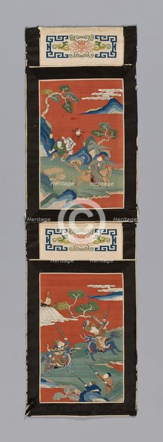 Panel (For a Screen), China, Qing dynasty (1644-1911), 1875/1900. Creator: Unknown.
