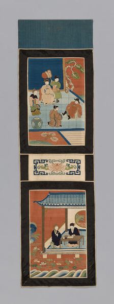 Panel (For a Screen), China, Qing dynasty (1644-1911), 1875/1900. Creator: Unknown