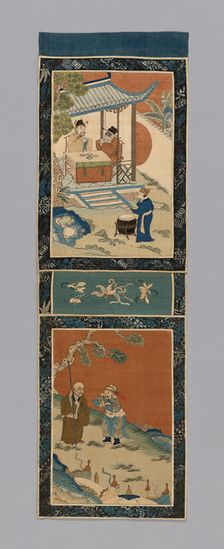 Panel (For a Screen), China, Qing dynasty (1644-1911), 1875/1900. Creator: Unknown