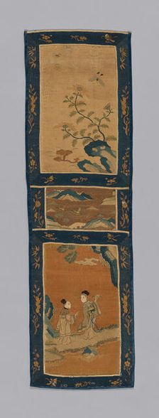 Panel (For a Screen), China, Qing dynasty (1644-1911), 1875/1900. Creator: Unknown