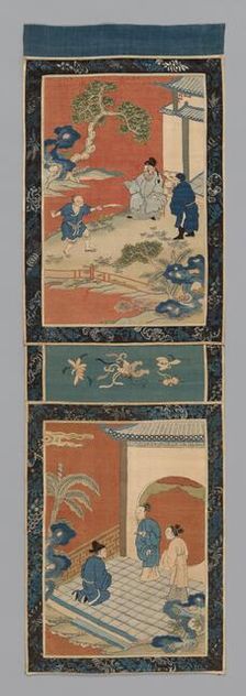 Panel (For a Screen), China, Qing dynasty (1644-1911), 1875/1900. Creator: Unknown