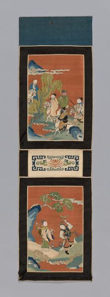 Panel (For a Screen), China, Qing dynasty (1644-1911), 1875/1900. Creator: Unknown