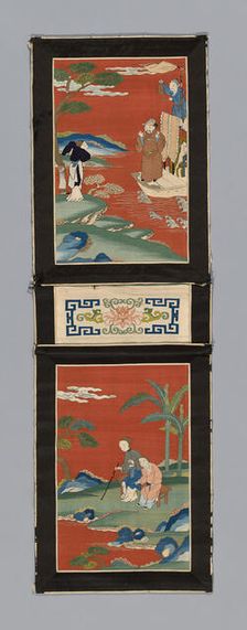 Panel (For a Screen), China, Qing dynasty (1644-1911), 1875/1900. Creator: Unknown
