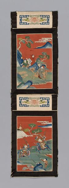 Panel (For a Screen), China, Qing dynasty (1644-1911), 1875/1900. Creator: Unknown