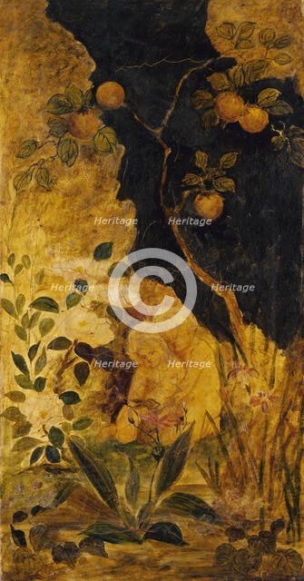 Panel for a Screen: Children Playing with a Rabbit, ca. 1876. Creator: Albert Pinkham Ryder.