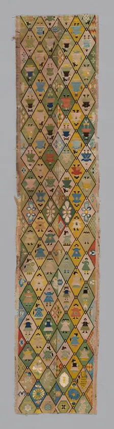 Panel (For Sleeve Bands), China, Qing dynasty (1644-1911), 1875/1900. Creator: Unknown