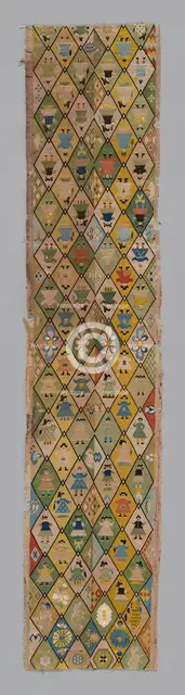 Panel (For Sleeve Bands), China, Qing dynasty (1644-1911), 1875/1900. Creator: Unknown.