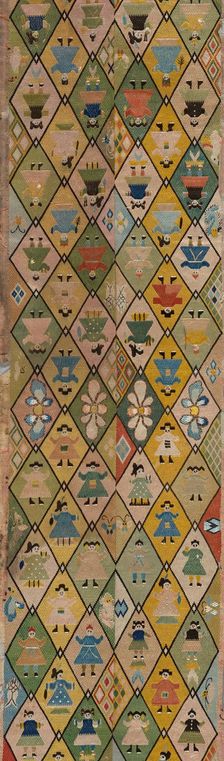 Panel (For Sleeve Bands), China, Qing dynasty (1644-1911), 1875/1900. Creator: Unknown