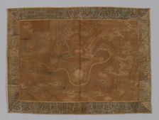 Panel (Former Fragment of Man's Coat), China, Qing dynasty(1644-1911), 1700/35. Creator: Unknown