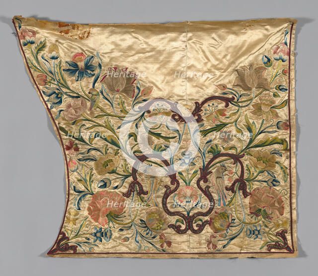 Panel (formerly Cover from a Sedan Chair), France, c. 1720. Creator: Unknown.