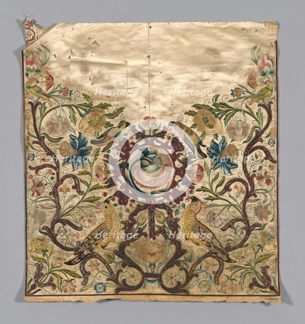 Panel (formerly Cover from a Sedan Chair), France, c. 1720. Creator: Unknown.
