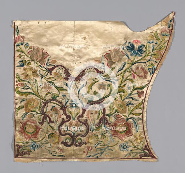 Panel (formerly Cover from a Sedan Chair), France, c. 1720. Creator: Unknown.