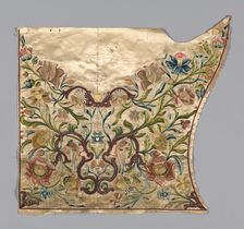 Panel (formerly Cover from a Sedan Chair), France, c. 1720. Creator: Unknown
