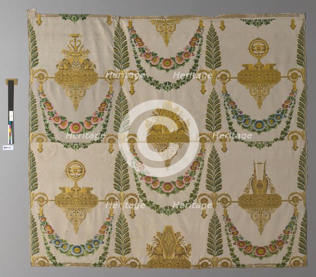 Panel Formerly Part of the Wall Covering in the Deuxième Salon des Grands Appartements... Creator: Lacostat et Trollier.