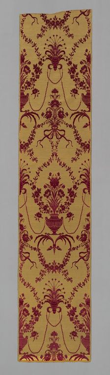 Panel (Formerly Used as a Wallcovering), Italy, 1775/85. Creator: Unknown