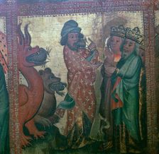Panel forty four of the Altar of the Apocalypse, 15th century. Artist: Master Bertram of Hamburg