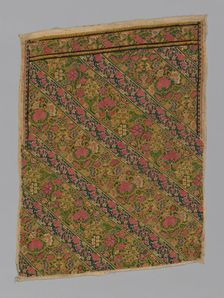 Panel (From Trousers), Iran, 19th century. Creator: Unknown
