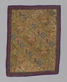 Panel (From Woman's Trousers), Iran, 19th century. Creator: Unknown