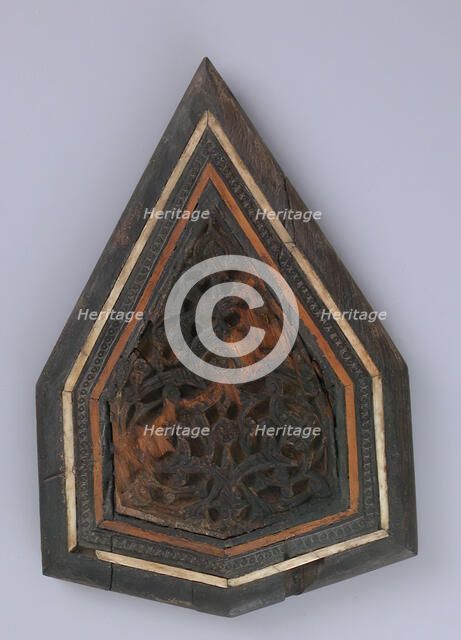 Panel from a Minbar, Egypt, 13th-14th century. Creator: Unknown.