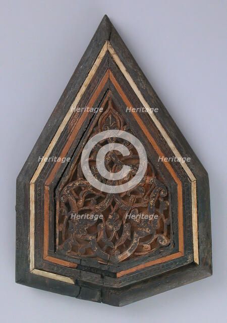 Panel from a Minbar, Egypt, 13th-14th century. Creator: Unknown.