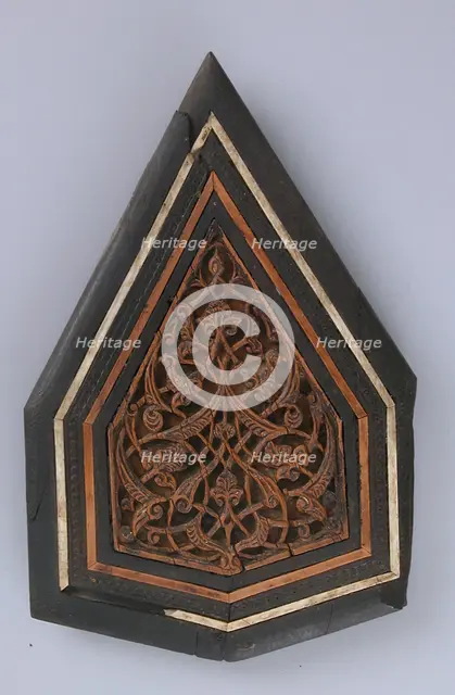 Panel from a Minbar, Egypt, 13th-14th century. Creator: Unknown.