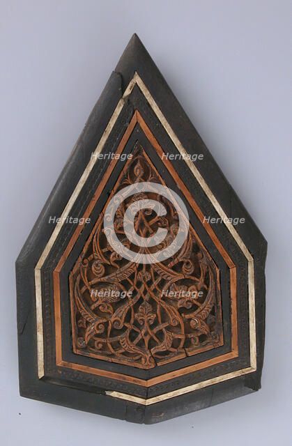 Panel from a Minbar, Egypt, 13th-14th century. Creator: Unknown.