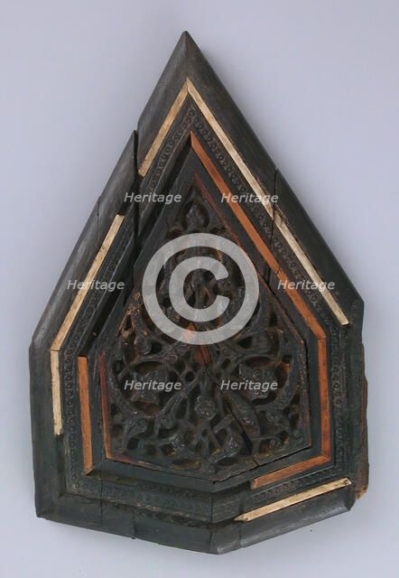 Panel from a Minbar, Egypt, 13th-14th century. Creator: Unknown.