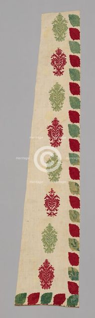 Panel (From a Bed Tent), Greece, 1700/1900. Creator: Unknown.