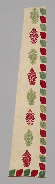Panel (From a Bed Tent), Greece, 1700/1900. Creator: Unknown