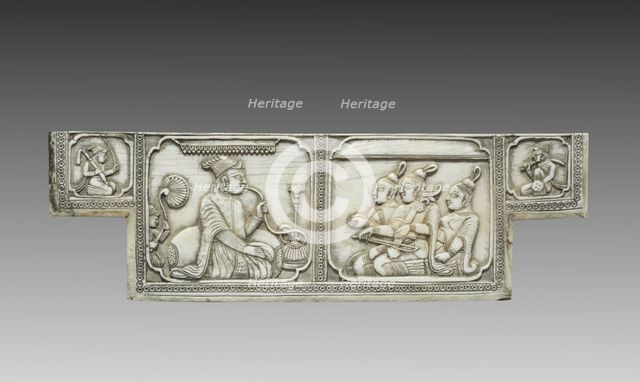 Panel from a Box, c. 1700. Creator: Unknown.