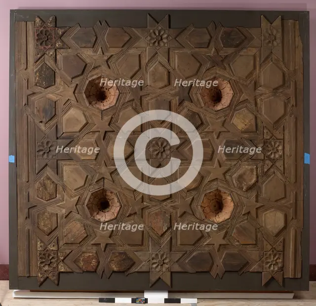 Panel from a Ceiling, Spain, 14th-15th century. Creator: Unknown.