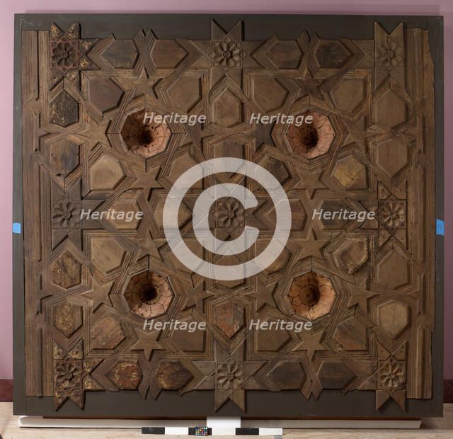 Panel from a Ceiling, Spain, 14th-15th century. Creator: Unknown.