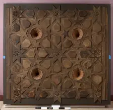 Panel from a Ceiling, Spain, 14th-15th century. Creator: Unknown