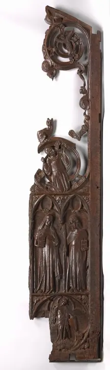 Panel from a Choir Stall, c. 1330-1340. Creator: Unknown