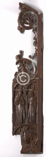 Panel from a Choir Stall, c. 1330-1340. Creator: Unknown.