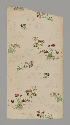 Panel (From a Dress), England, c. 1748/49. Creator: Unknown