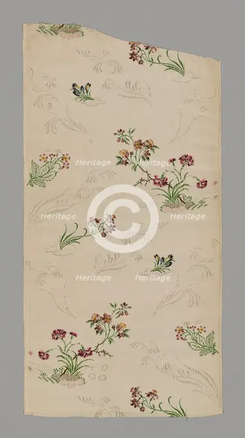 Panel (From a Dress), England, c. 1748/49. Creator: Unknown.