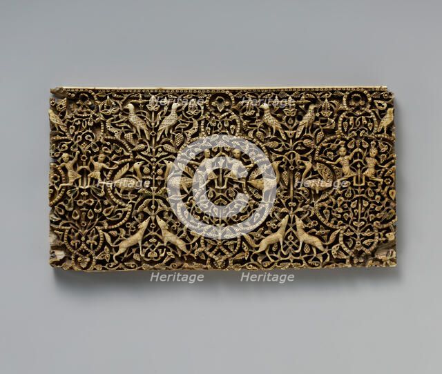 Panel from a Rectangular Box, Spain, 10th-early 11th century. Creator: Unknown.