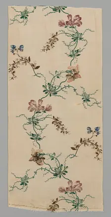 Panel from a Skirt, England, 1741/42. Creator: Unknown