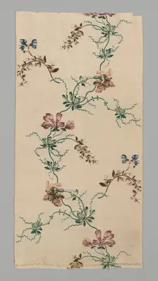 Panel (From a Skirt), England, 1741/42. Creator: Unknown