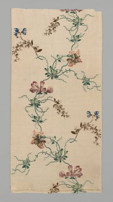 Panel (From a Skirt), England, 1741/42. Creator: Unknown