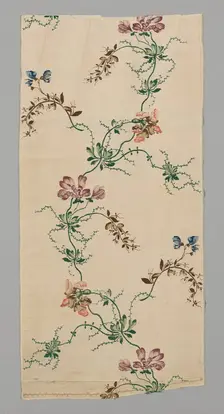 Panel from a Skirt, England, 1741/42. Creator: Unknown