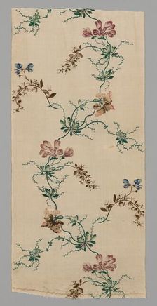 Panel from a Skirt, England, 1741/42. Creator: Unknown