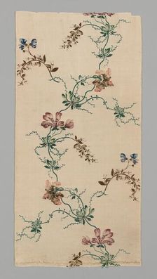 Panel (From a Skirt), England, 1741/42. Creator: Unknown