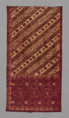 Panel (From a Skirt), Indonesia, 19th century. Creator: Unknown