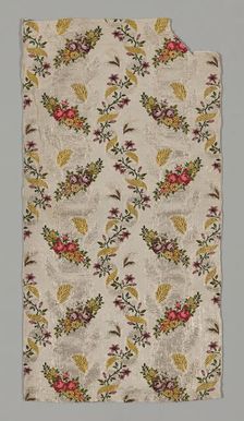 Panel from a Skirt, Spitalfields, c. 1753/55. Creator: Unknown