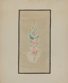 Panel from Hall Lantern, c. 1936. Creator: Blanche Waterbury