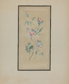 Panel from Hall Lantern, c. 1936. Creator: Blanche Waterbury
