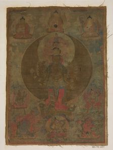 Panel from Painting of a Thousand-Armed Guanyin, date unknown. Creator: Unknown